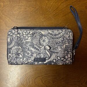 Sakroots Wristlet Wallet w/ Boho Print